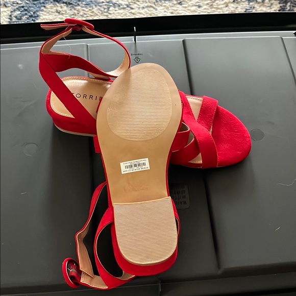 Torrid Women's Red Strappy Sandals - Picture 3 of 3